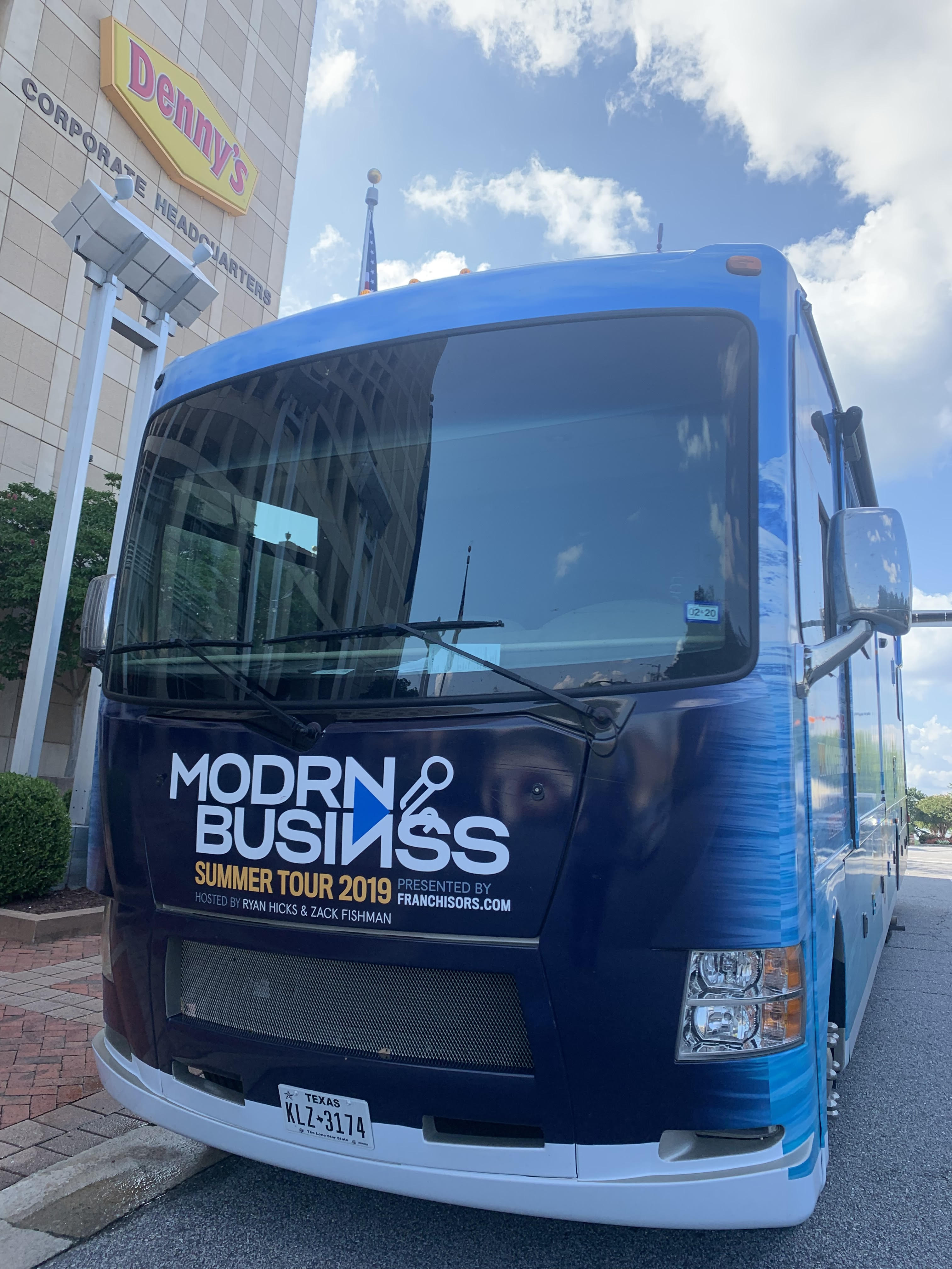 MODRN Business Summer Tour bus