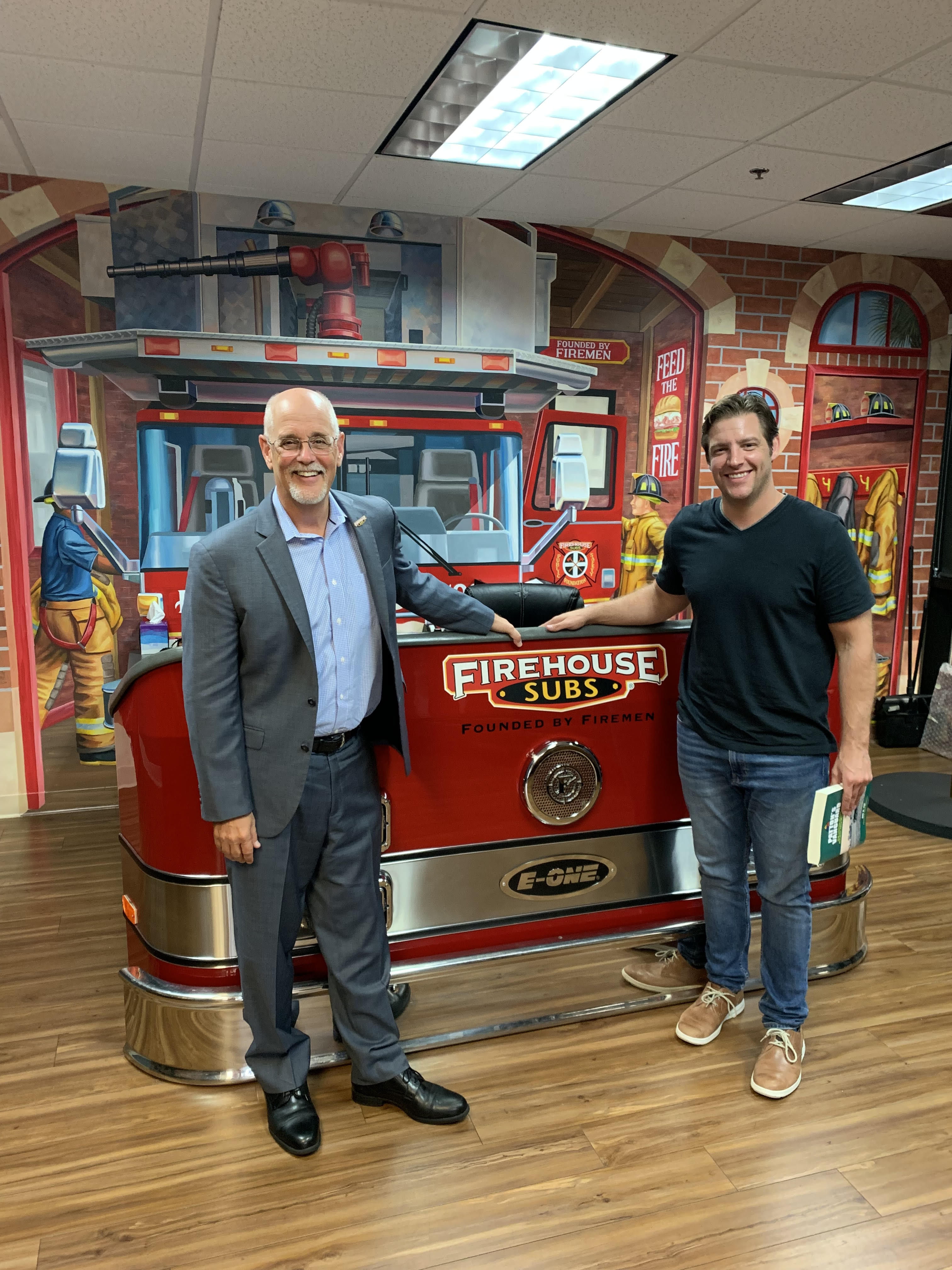 Ryan Hicks at Firehouse Subs HQ
